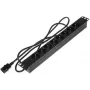 DELTA PD-8/R/IEC-N PDU rackmount 8 vie 1U, IEC C13, 10A, 250V, Nero