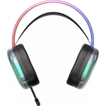 Cuffie Deltaco Gaming DH230 RGB illuminate semitrasparenti (GAM-186)