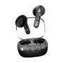 DELTACO Streetz BT TWS Auricolari in-ear Trasparente Nero