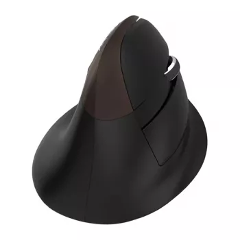 Delux M618 Mini Gold Mouse ergonomico - 2.4G / Bluetooth 5.0 / USB-C, 4000 DPI, verticale per destrimani