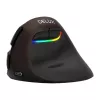 Delux M618 Mini Gold Mouse ergonomico - 2.4G / Bluetooth 5.0 / USB-C, 4000 DPI, verticale per destrimani