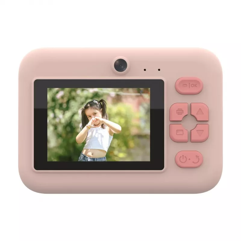 Fotocamera digitale per bambini Denver KPC-1374BTRO con Bluetooth, rosa