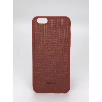 Devia custodia Jelly Slim in pelle per Apple iPhone 6/6s marrone