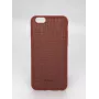 Devia custodia Jelly Slim in pelle per Apple iPhone 6/6s marrone