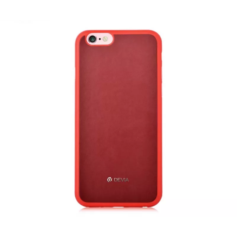 Devia Apple iPhone 6/6s Jelly Slim Leather Cover posteriore rosso vino