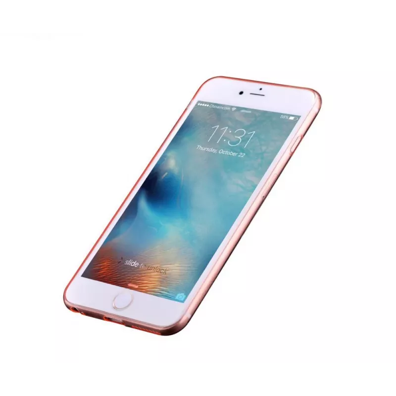 Devia Apple iPhone 6/6s Naked Transparent Cover posteriore oro rosa