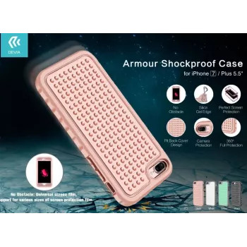 Devia Apple iPhone 7 / 8 Armor Shockproof case verde