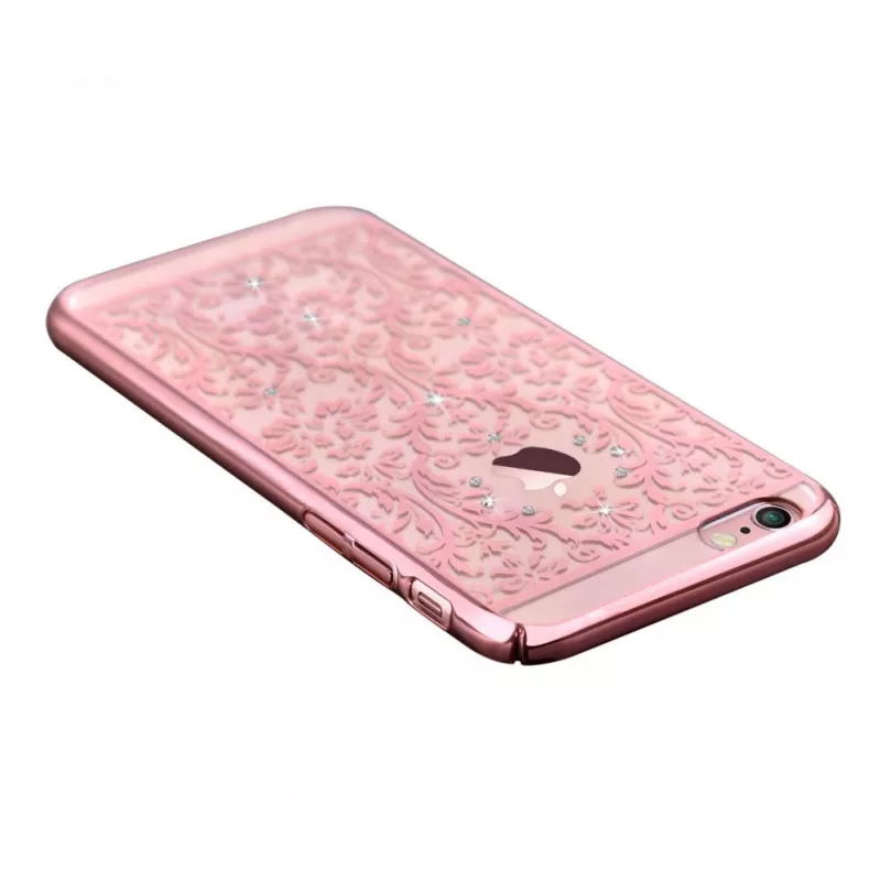 Devia Cover posteriore Apple iPhone 7 Baroque con Swarovski oro rosa