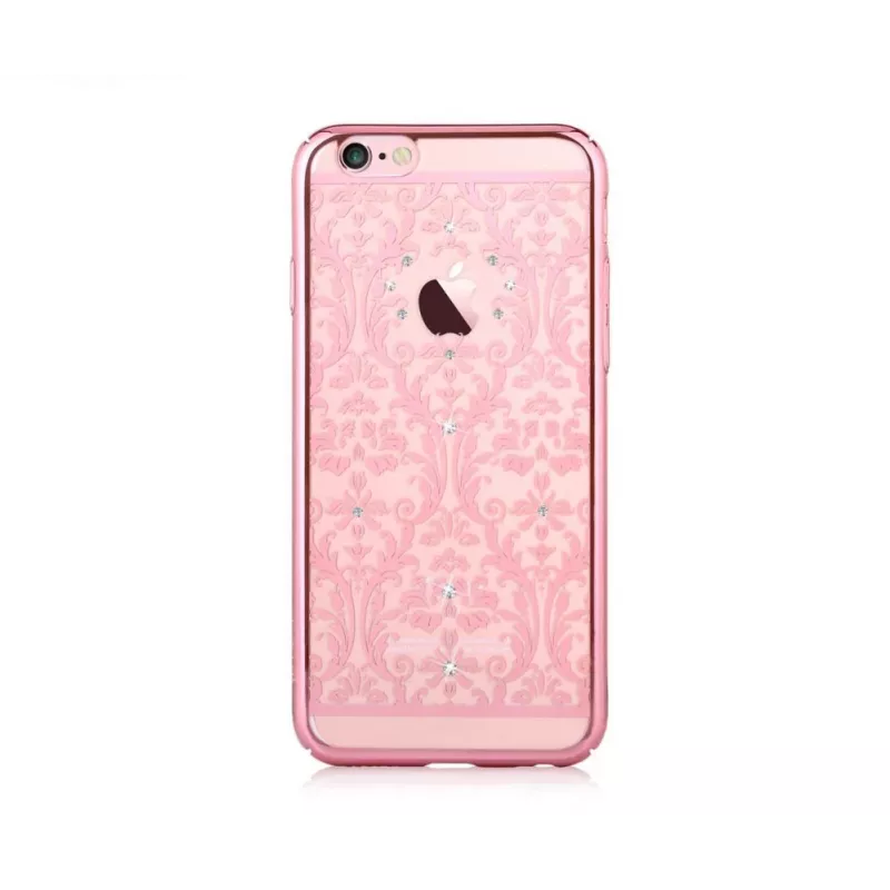 Devia Cover posteriore Apple iPhone 7 Baroque con Swarovski oro rosa