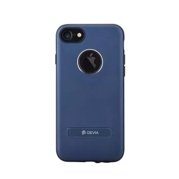 Custodia flip Devia iView per Apple iPhone 7 blu con finestra Smart View e supporto