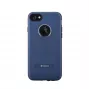Custodia flip Devia iView per Apple iPhone 7 blu con finestra Smart View e supporto