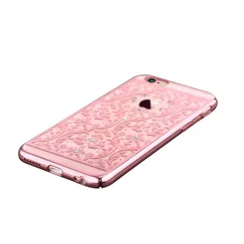 Custodia protettiva Devia Apple iPhone 7 Plus Baroque con Swarovski rosa oro