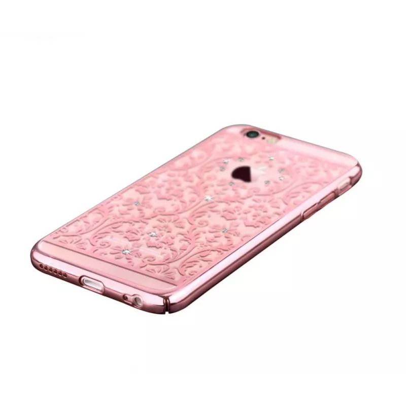 Custodia protettiva Devia Apple iPhone 7 Plus Baroque con Swarovski rosa oro