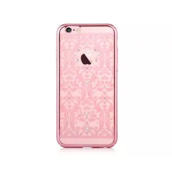 Custodia protettiva Devia Apple iPhone 7 Plus Baroque con Swarovski rosa oro