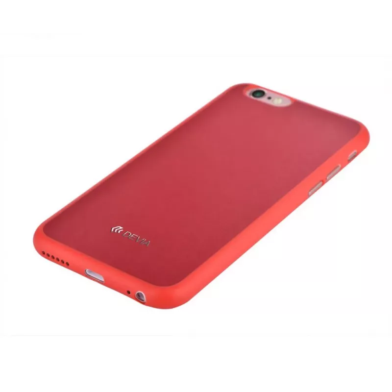 Devia Apple iPhone 7 Plus Jelly Slim Case rosso rosa