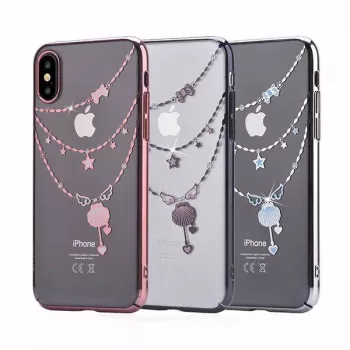 Devia Apple iPhone X Cover Crystal Shell rossa