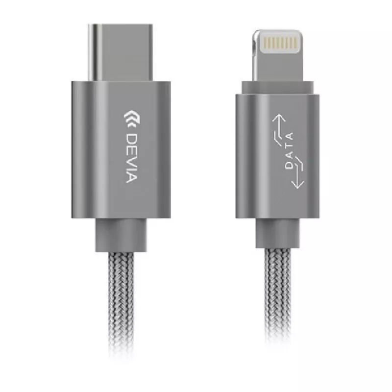 Cavo Devia Gracious USB-C a Lightning 1m grigio
