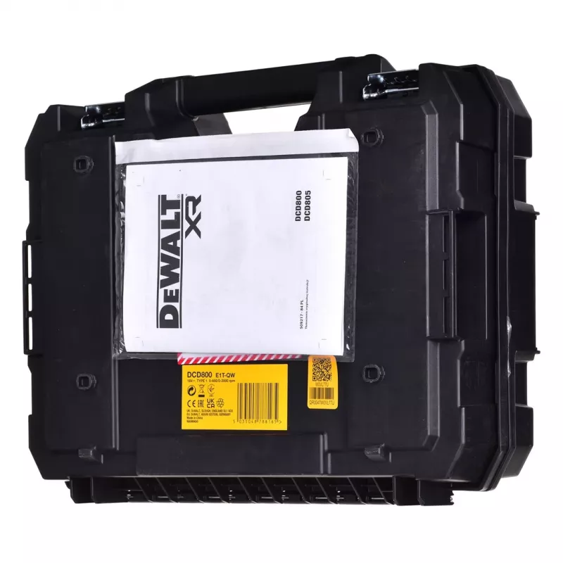 DEWALT 18V POWERSTACK Trapano avvitatore brushless DCD800E1T 90Nm 1x1,7Ah TSTAK