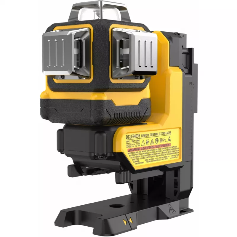 DEWALT 18V XR 3x360 Green laser con telecomando