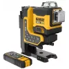 DEWALT 18V XR 3x360 Green laser con telecomando