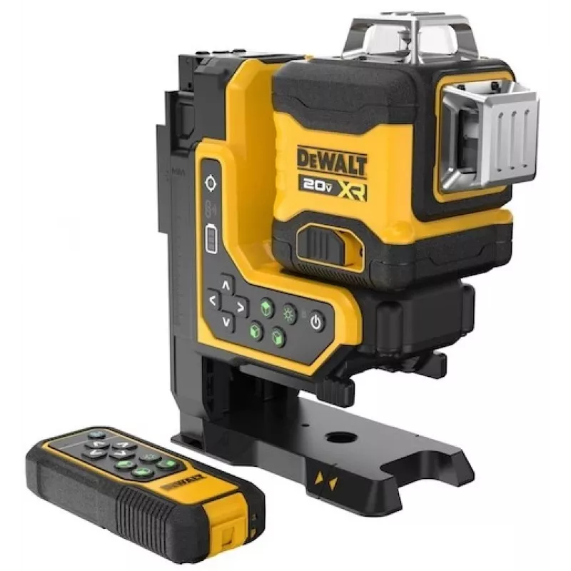 DEWALT 18V XR 3x360 Green laser con telecomando