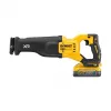 DEWALT 18V XR seghetto alternativo brushless con 2 batterie 5Ah PowerStack e valigetta TSTAK