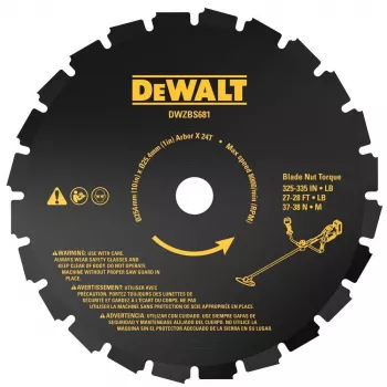 DEWALT lama decespugliatore 255mm 24T per decespugliatore 54V XR FlexVolt