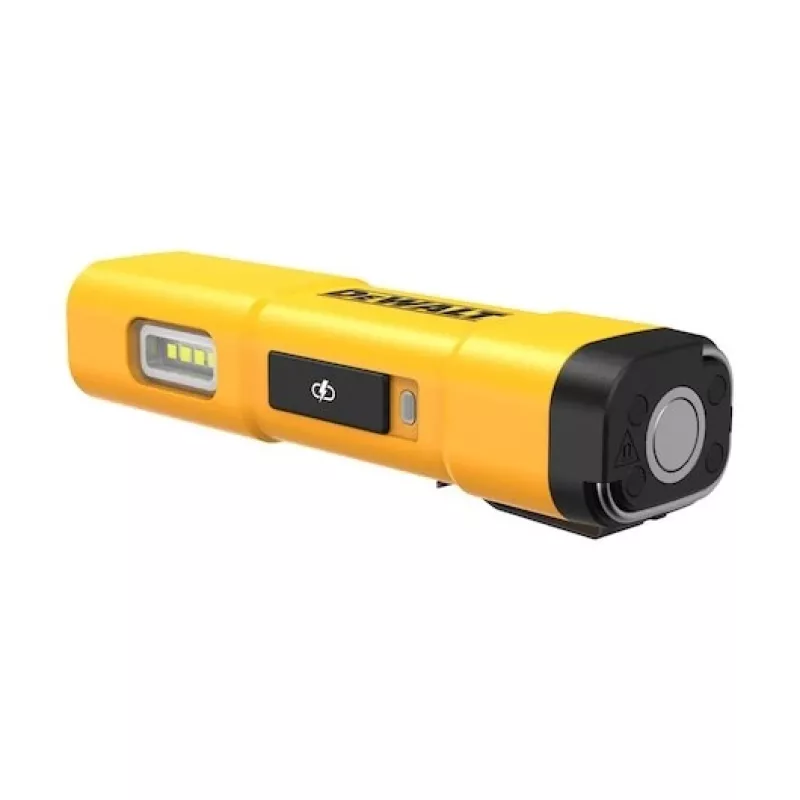 DEWALT BD-DCL183 torcia LED 1300 lumen, IPX4 resistente agli schizzi, alluminio aeronautico, nero
