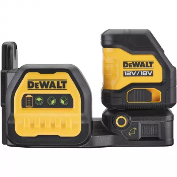 DEWALT laser a linee incrociate DCE088NG18, 12/18V (nero/giallo, senza batteria e caricabatterie, linee laser verdi, box T STAK)