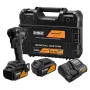 DEWALT DCF86MM2T-QW 18V XR Kit avvitatore a impulsi brushless con 2 batterie 4.0Ah, caricabatterie e valigetta TSTAK