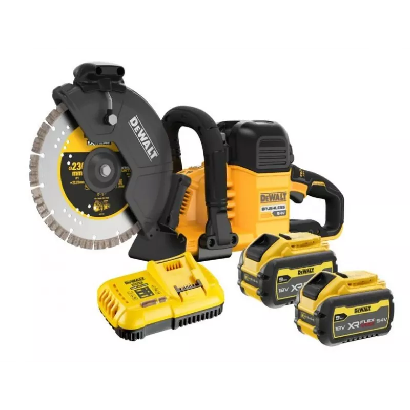 DEWALT DCS691X2-QW 230mm sega circolare a batteria 54V XR FLEXVOLT (2x9.0Ah)