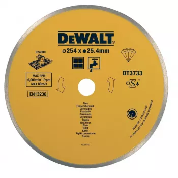 DEWALT disco diamantato per piastrelle in ceramica 250x25,4mm DT3733
