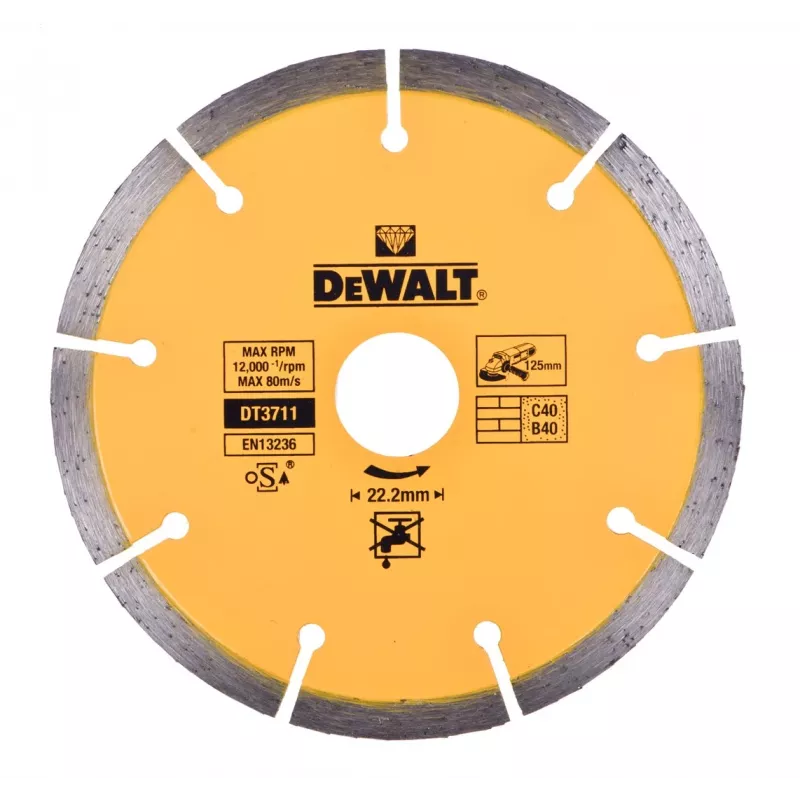 DEWALT DWE46107 Smerigliatrice angolare da 125 mm con cuffia antipolvere 1400 W