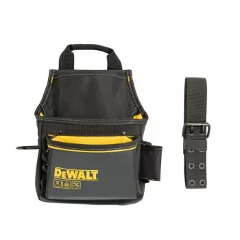DEWALT DWST40101-1 cassa portautensili heavy-duty telo, nero/giallo, idrorepellente, apertura ampia, fondo rinforzato
