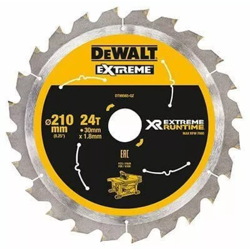 DEWALT Xtreme Runtime lama per sega circolare 210mm x 30mm 36T