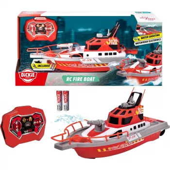 Dickie RC motoscafo dei vigili del fuoco 2,4 GHz RTR 201107000
