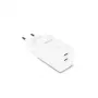 DICOTA Caricabatterie da parete GaN 2 porte 45W, doppio USB-C, bianco