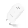Dicota Caricabatterie da parete GaN 2 porte 65W UK bianco