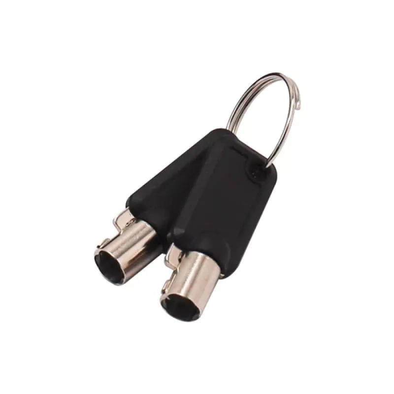 DICOTA Ultra Slim V2 - Chiave per Lucchetto Cavo - Nero (Confezione da 2)
