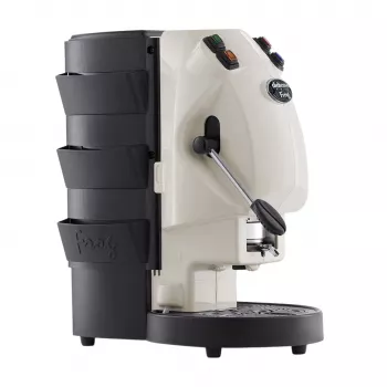Didiesse Frog Revolution Avorio Macchina per espresso, E.S.E. Pads, 2L, 650W, 15 bar, nero/avorio
