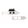 DIGITUS scheda di rete Gigabit Ethernet 2 porte, RJ45, PCI Express, chipset Intel I210-AT (DN-1013-2)