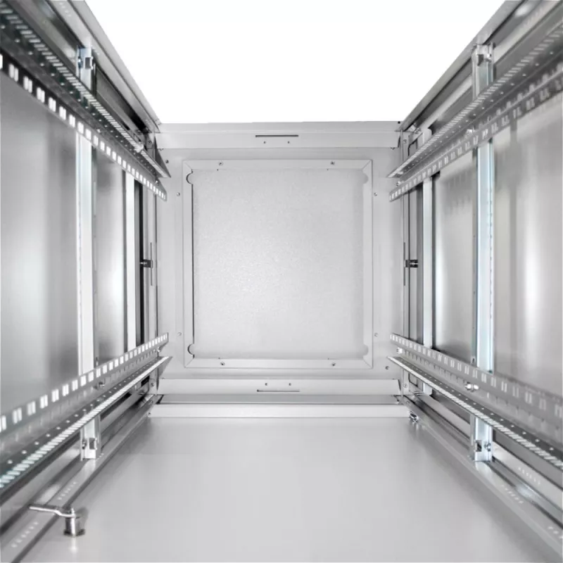 DIGITUS 36HE armadio di rete Unique 600x600mm porta in vetro grigio