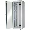 DIGITUS 36HE armadio di rete Unique 600x600mm porta in vetro grigio