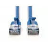 DIGITUS CAT 6A F/FTP cavo patch slim, 1 m, blu, 10 pezzi, LSZH, RJ45