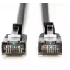 DIGITUS cavo patch slim CAT 6A F-FTP, 2 m, nero, confezione da 10