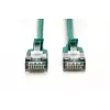 DIGITUS cavo patch slim CAT 6A F-FTP, 3 m, verde, confezione da 10, LSZH, 10GBase-T