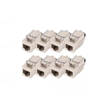 DIGITUS CAT 8.1 modulo Keystone, schermato, montaggio senza attrezzi - 8 pezzi