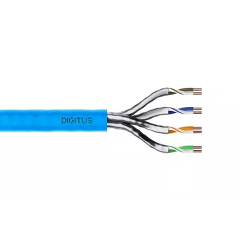 DIGITUS Cavo di installazione Cat6A U/FTP Dca AWG 23/1 LSOH 500m blu rotolo