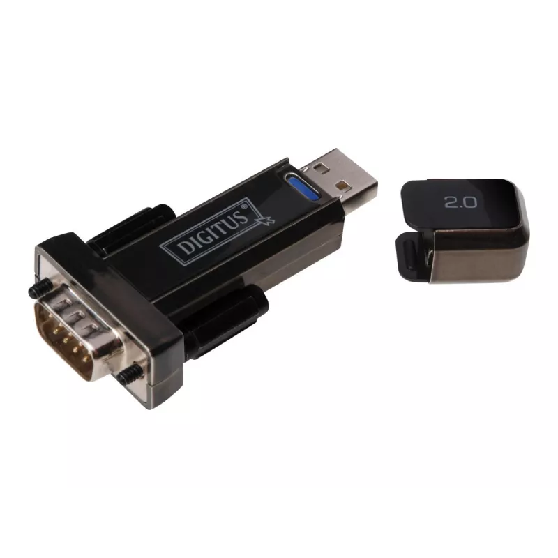DIGITUS DA-70156 Adattatore USB 2.0 a RS232 seriale, 1,5 m, nero