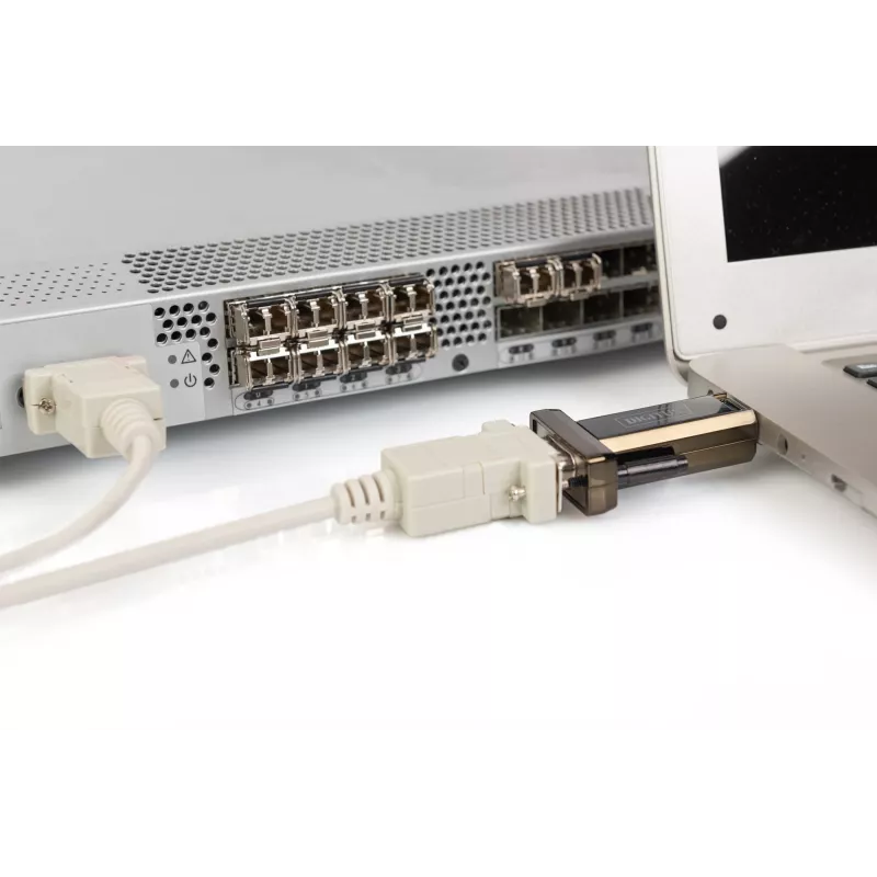 DIGITUS DA-70156 Adattatore USB 2.0 a RS232 seriale, 1,5 m, nero